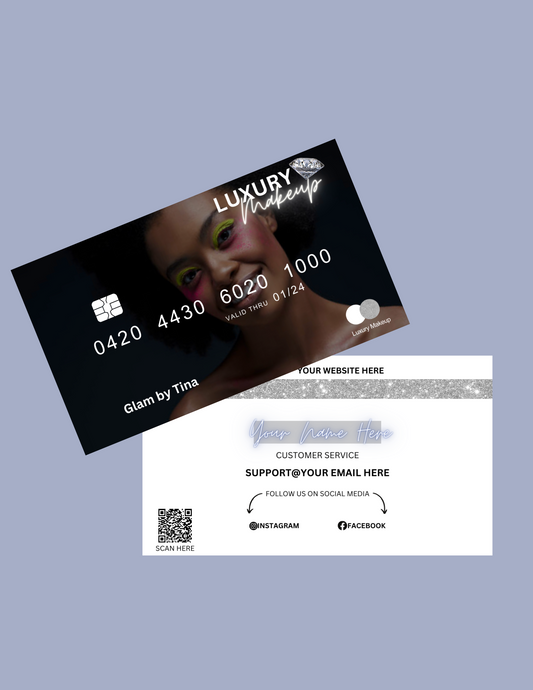Debit Business Card Template